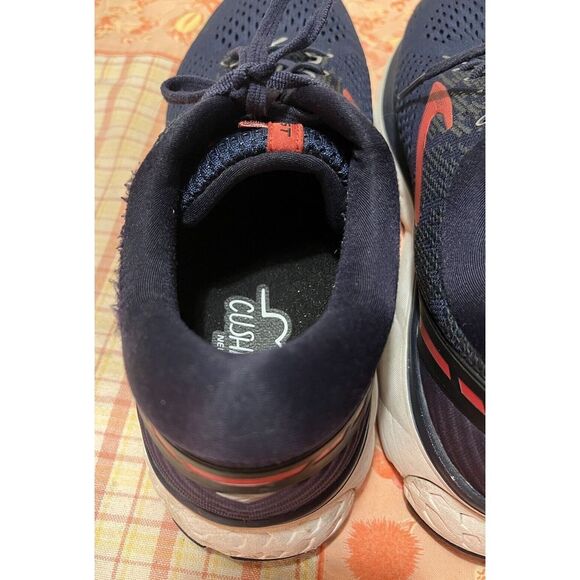 Brooks Mens Ghost 11 1102881D428 Blue Red Running Shoes Sneakers Size 12.5 D GUC - Picture 11 of 16